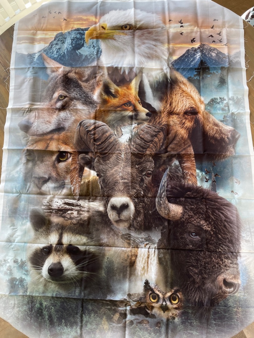 Panel Image - Call of the Wild - Wildlife Print Fabric
